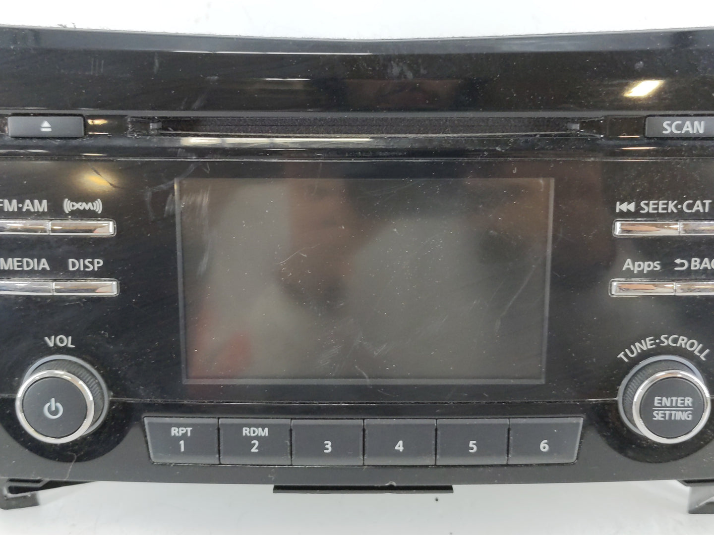 2014-2016 Nissan Rogue Radio AM FM Cd Player Receiver Replacement P/N:28185 4BA0A Fits Fits 2014 2015 2016 OEM Used Auto Par