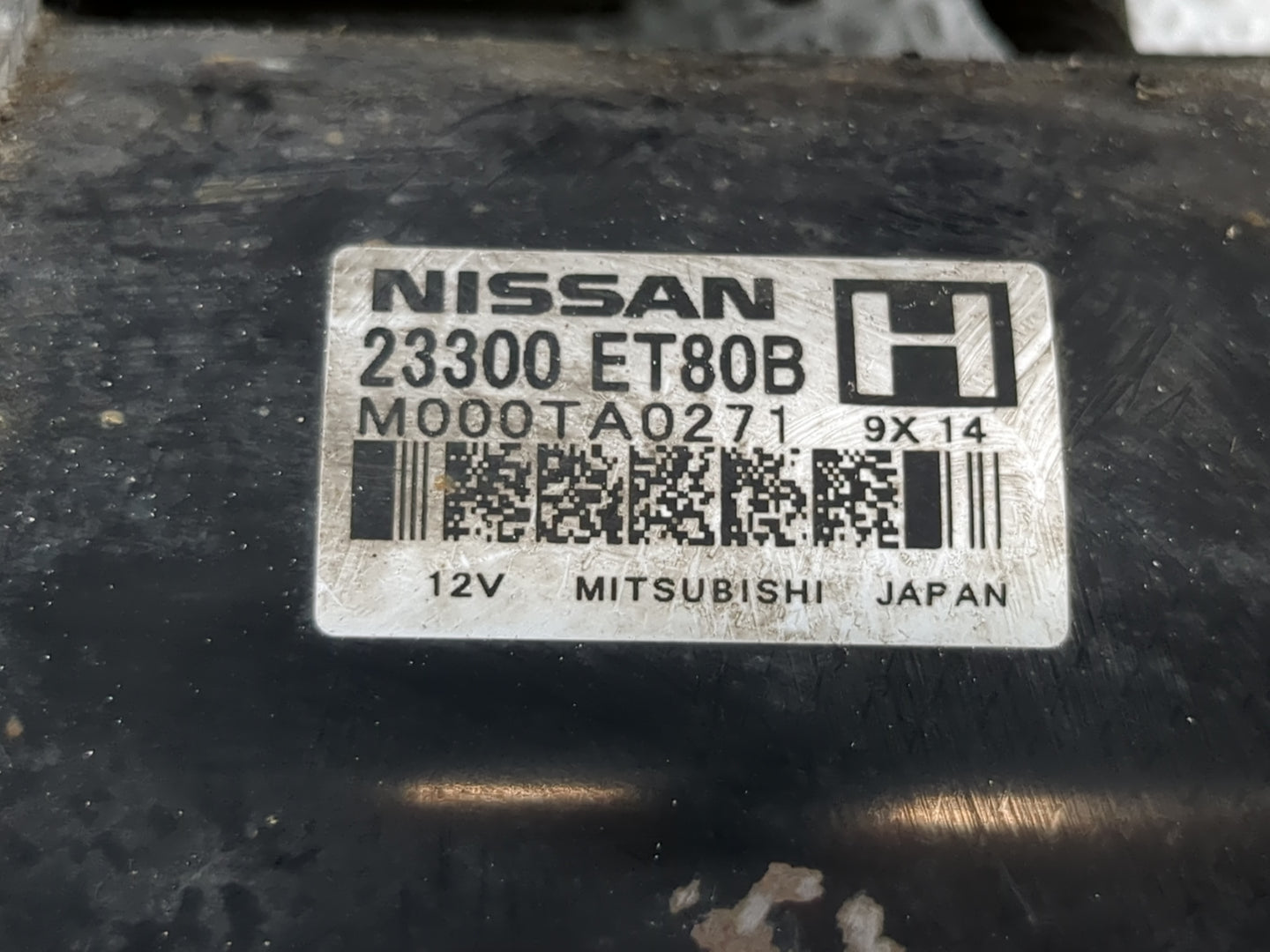 2008-2015 Nissan Rogue Car Starter Motor Solenoid OEM P/N:23300 ET80B Fits Fits 2008 2009 2010 2011 2012 2013 2014 2015 OEM 