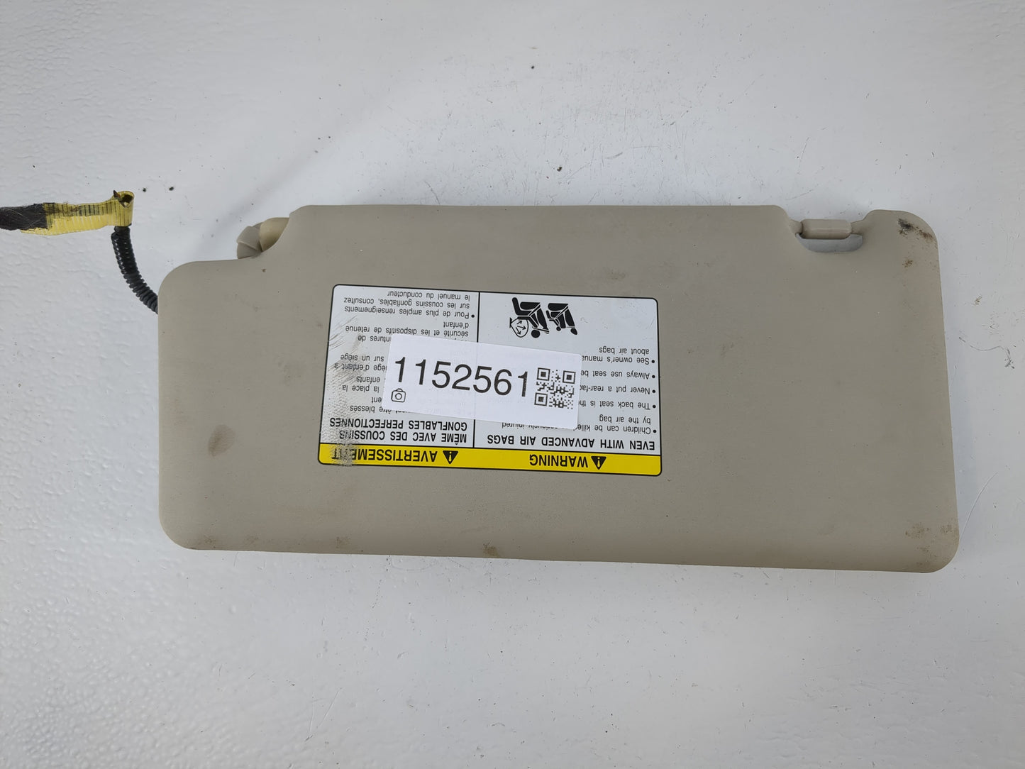 2008-2015 Nissan Rogue Sun Visor Shade Replacement Passenger Right Mirror Fits Fits 2008 2009 2010 2011 2012 2013 2014 2015 