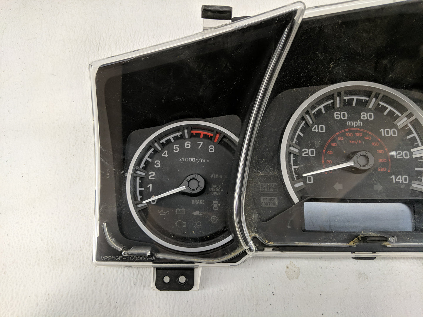 2014 Nissan Rogue Instrument Cluster Speedometer Gauges P/N:04-125 VP5HGF-10A855-AF Fits OEM Used Auto Parts - Oemusedautopa