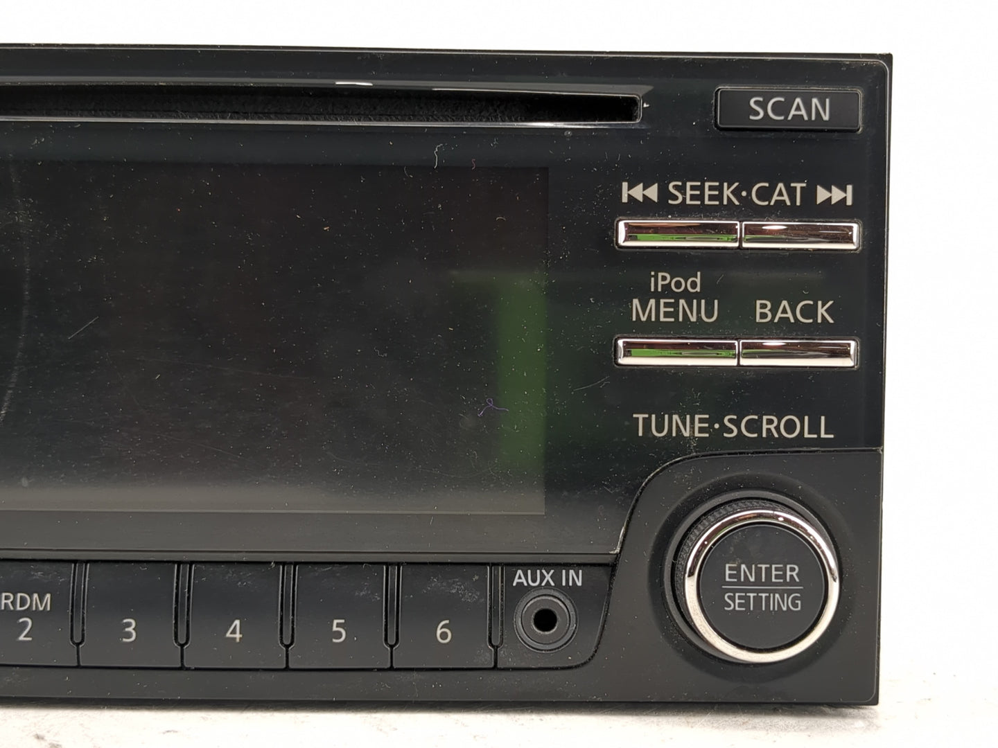 2012-2015 Nissan Rogue Radio AM FM Cd Player Receiver Replacement P/N:28185 1VX2A Fits Fits 2012 2013 2014 2015 OEM Used Aut