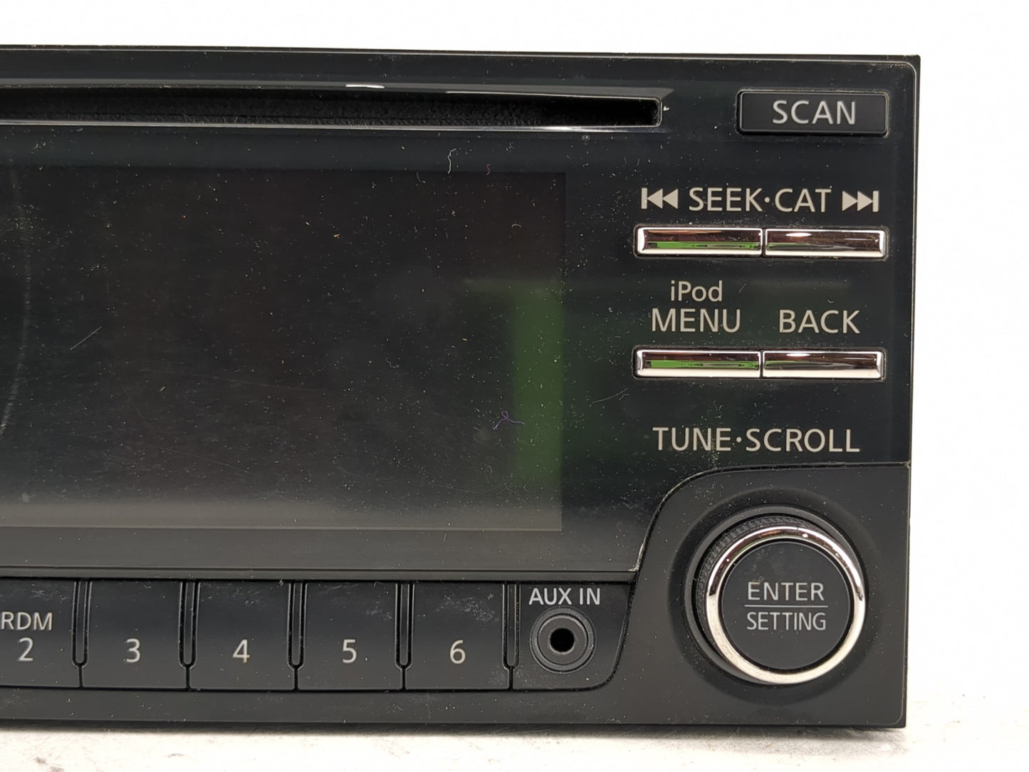 2012-2015 Nissan Rogue Radio AM FM Cd Player Receiver Replacement P/N:28185 1VX2A Fits Fits 2012 2013 2014 2015 OEM Used Aut