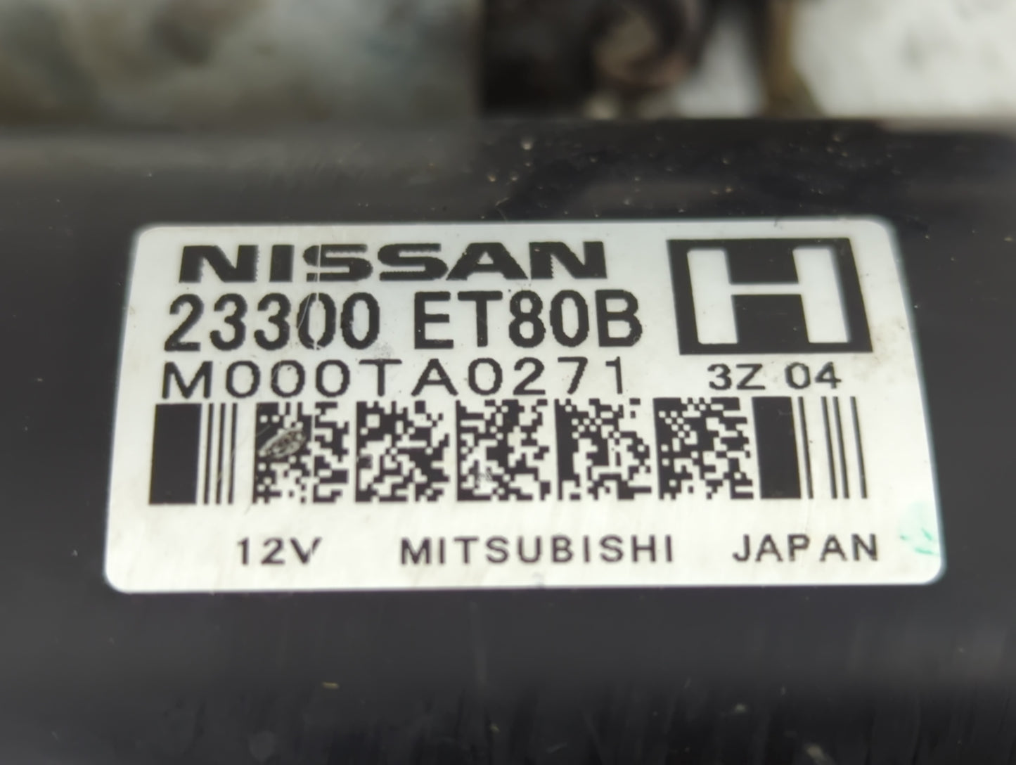 2008-2015 Nissan Rogue Car Starter Motor Solenoid OEM P/N:23300 ET80B Fits Fits 2008 2009 2010 2011 2012 2013 2014 2015 OEM 