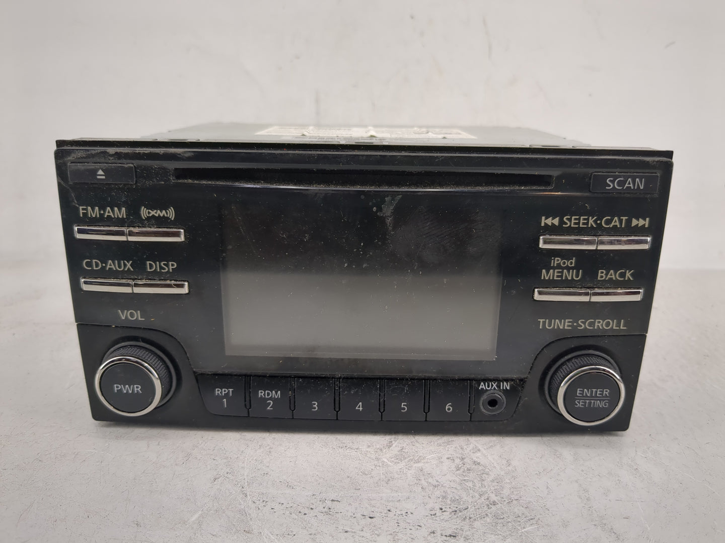 2012-2015 Nissan Rogue Radio AM FM Cd Player Receiver Replacement P/N:28185 1VX2A Fits Fits 2012 2013 2014 2015 OEM Used Aut