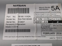 2012-2015 Nissan Rogue Radio AM FM Cd Player Receiver Replacement P/N:28185 1VX2A Fits Fits 2012 2013 2014 2015 OEM Used Aut