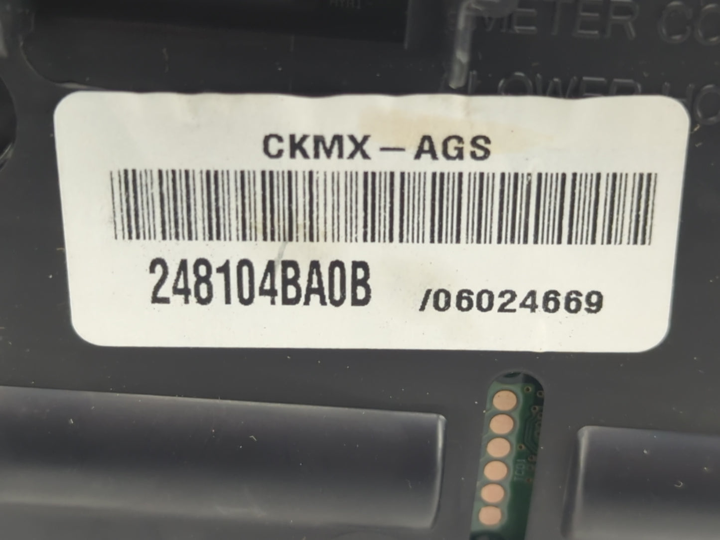 2014 Nissan Rogue Instrument Cluster Speedometer Gauges P/N:248104BA0B Fits OEM Used Auto Parts - Oemusedautoparts1.com