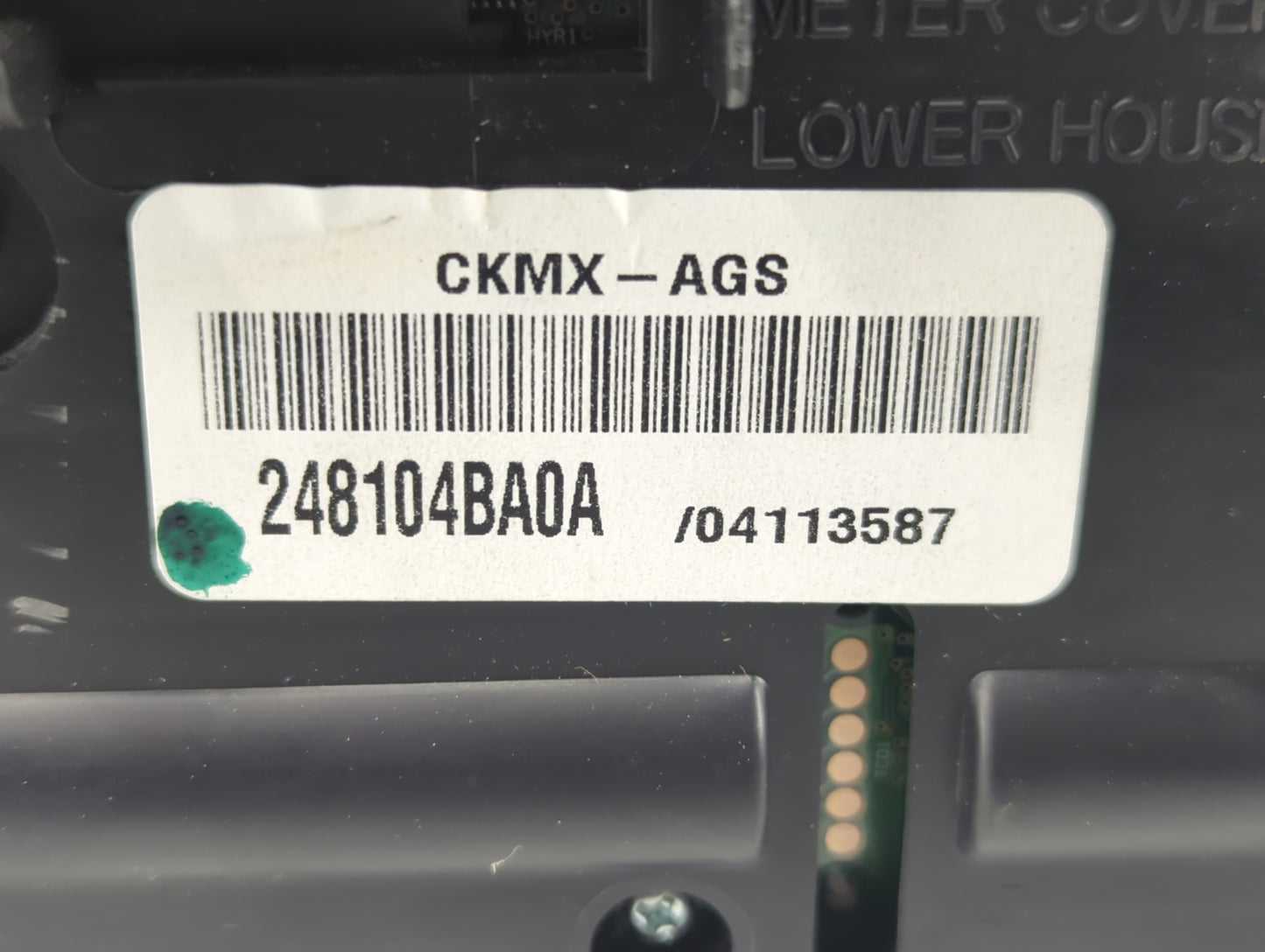 2014 Nissan Rogue Instrument Cluster Speedometer Gauges P/N:248104BA0A Fits OEM Used Auto Parts - Oemusedautoparts1.com