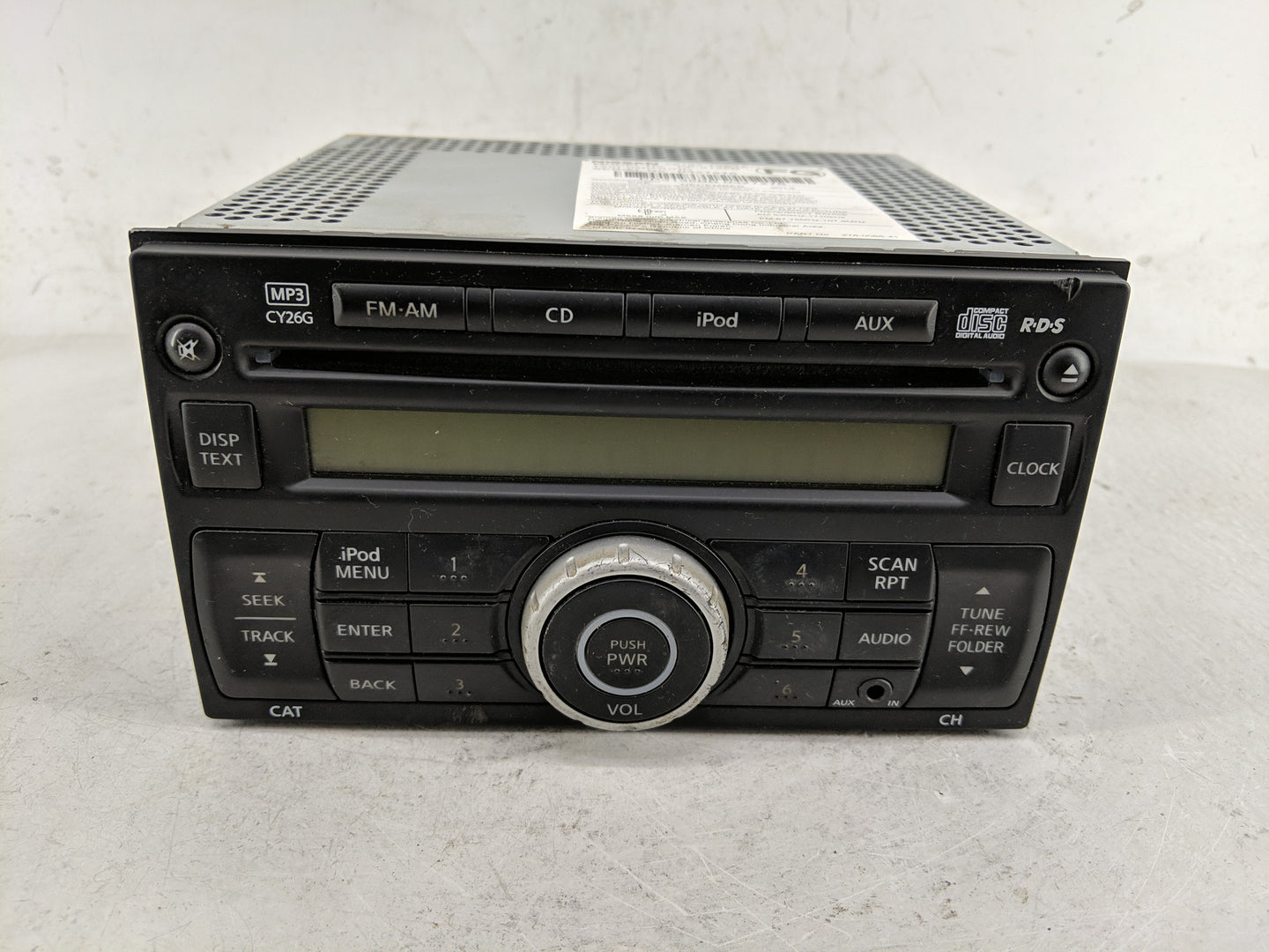 2013-2015 Nissan Rogue Radio AM FM Cd Player Receiver Replacement P/N:28185 1VK1A Fits Fits 2013 2014 2015 OEM Used Auto Par