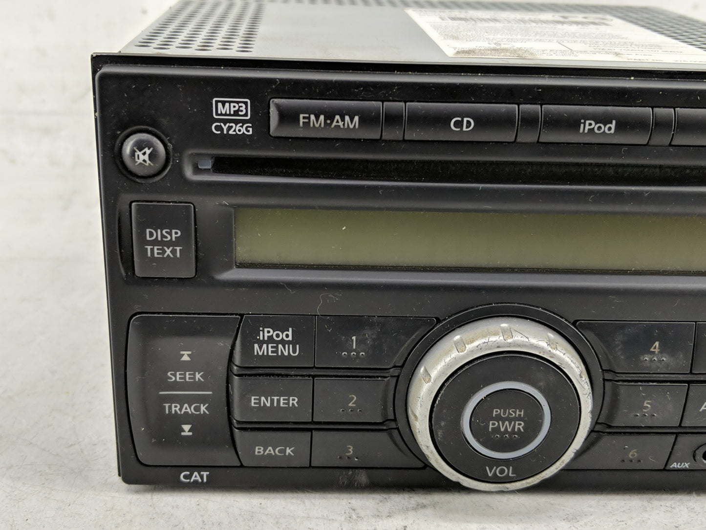 2013-2015 Nissan Rogue Radio AM FM Cd Player Receiver Replacement P/N:28185 1VK1A Fits Fits 2013 2014 2015 OEM Used Auto Par