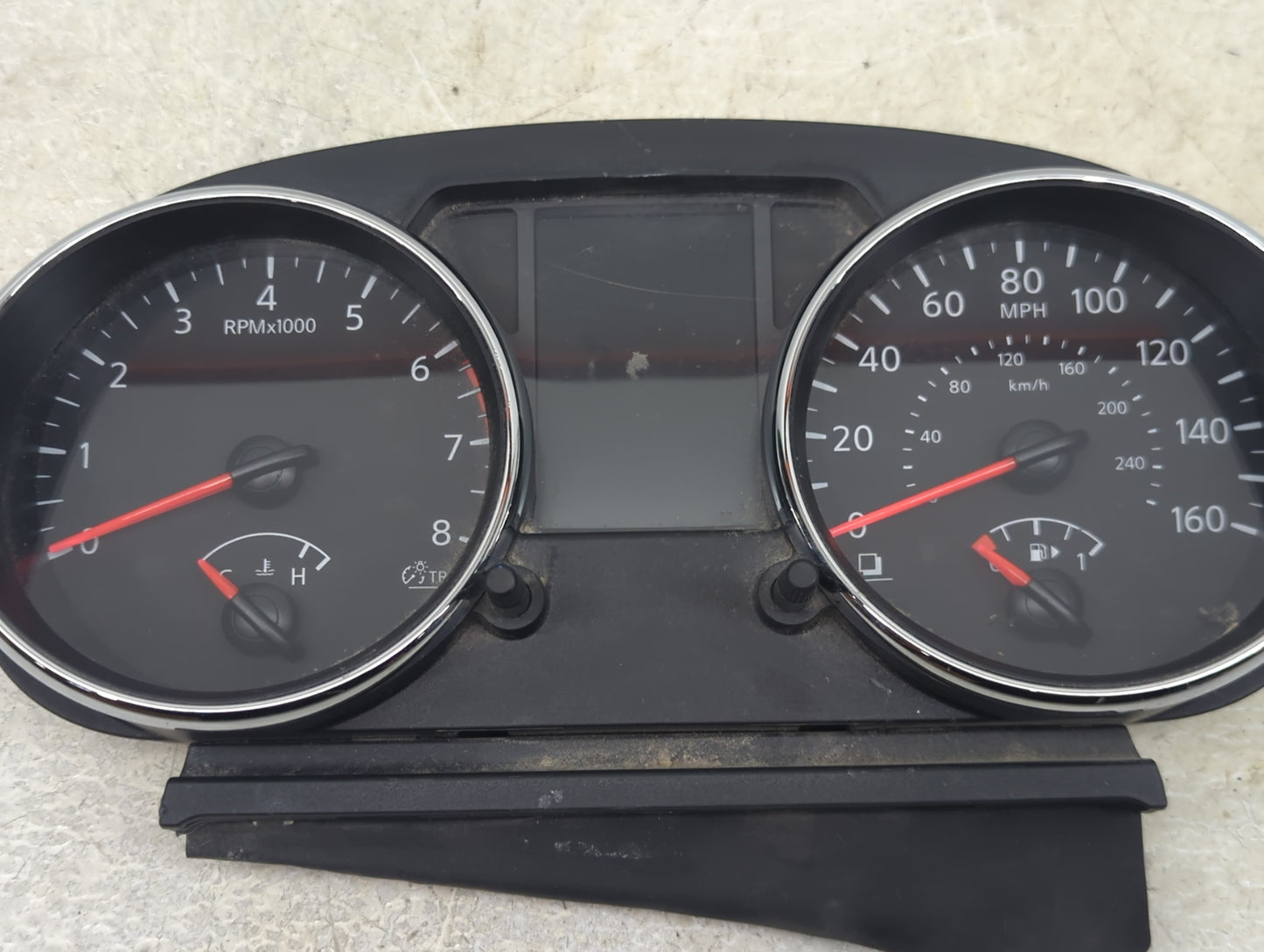 2012-2015 Nissan Rogue Instrument Cluster Speedometer Gauges P/N:24810 1VX5C Fits Fits 2012 2013 2014 2015 OEM Used Auto Par