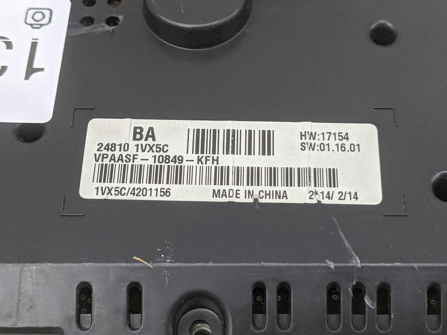 2012-2015 Nissan Rogue Instrument Cluster Speedometer Gauges P/N:24810 1VX5C Fits Fits 2012 2013 2014 2015 OEM Used Auto Par