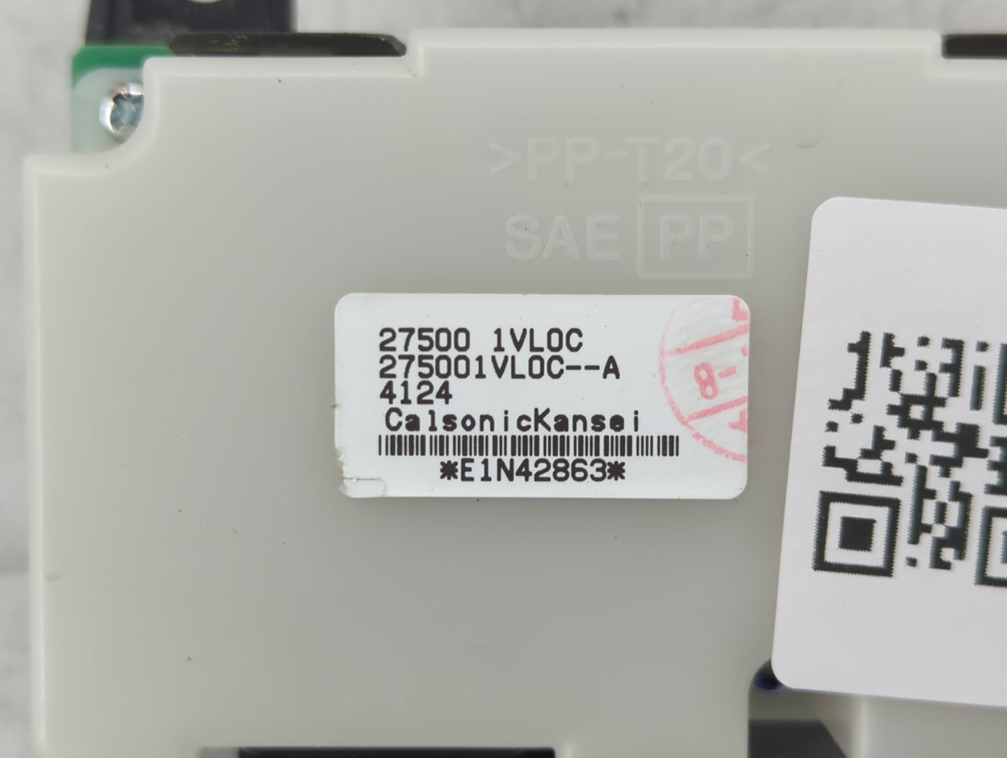2011-2015 Nissan Rogue Climate Control Module Temperature AC/Heater Replacement P/N:27500 1VL0C Fits Fits 2011 2012 2013 201