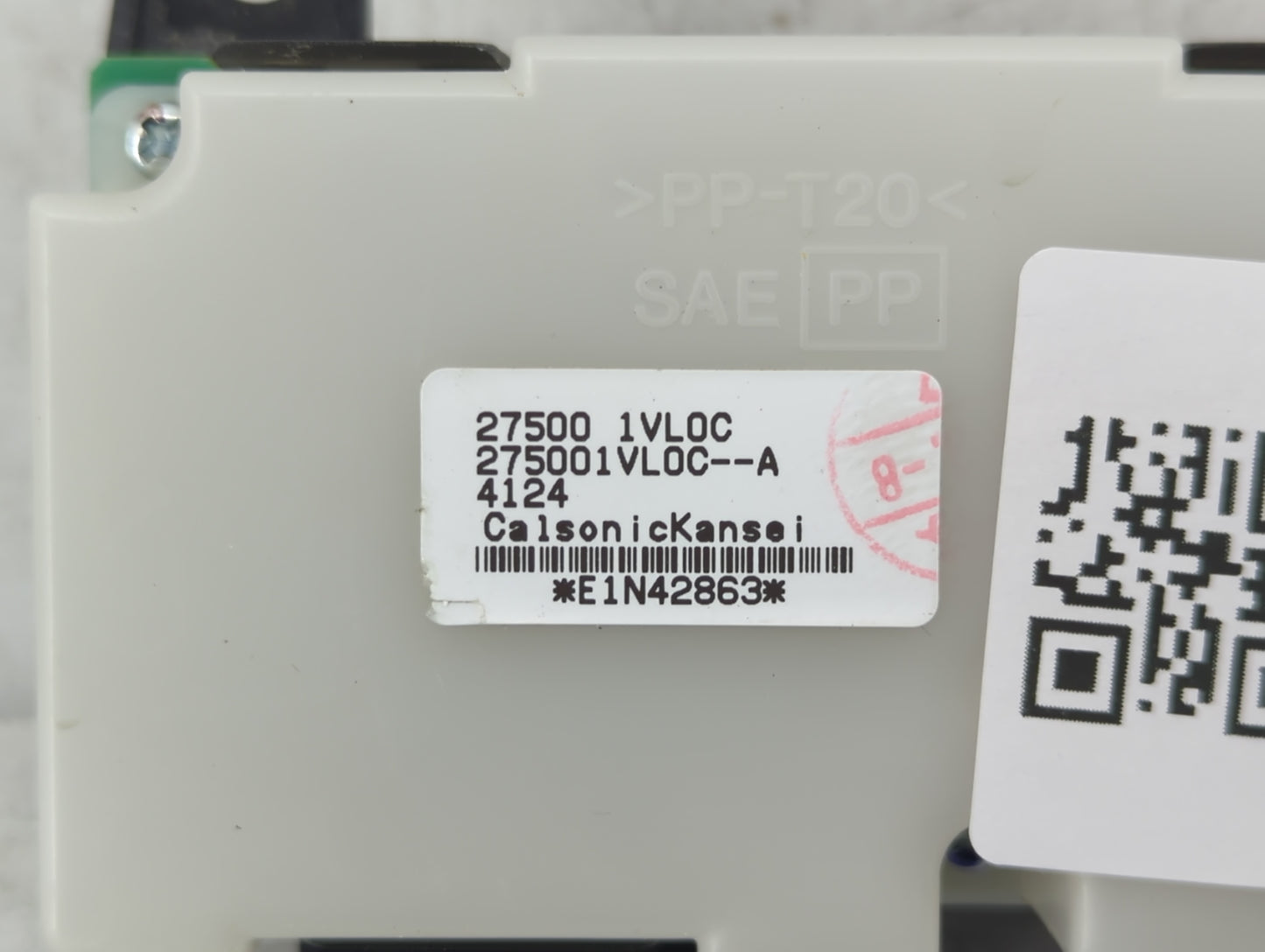 2011-2015 Nissan Rogue Climate Control Module Temperature AC/Heater Replacement P/N:27500 1VL0C Fits Fits 2011 2012 2013 201