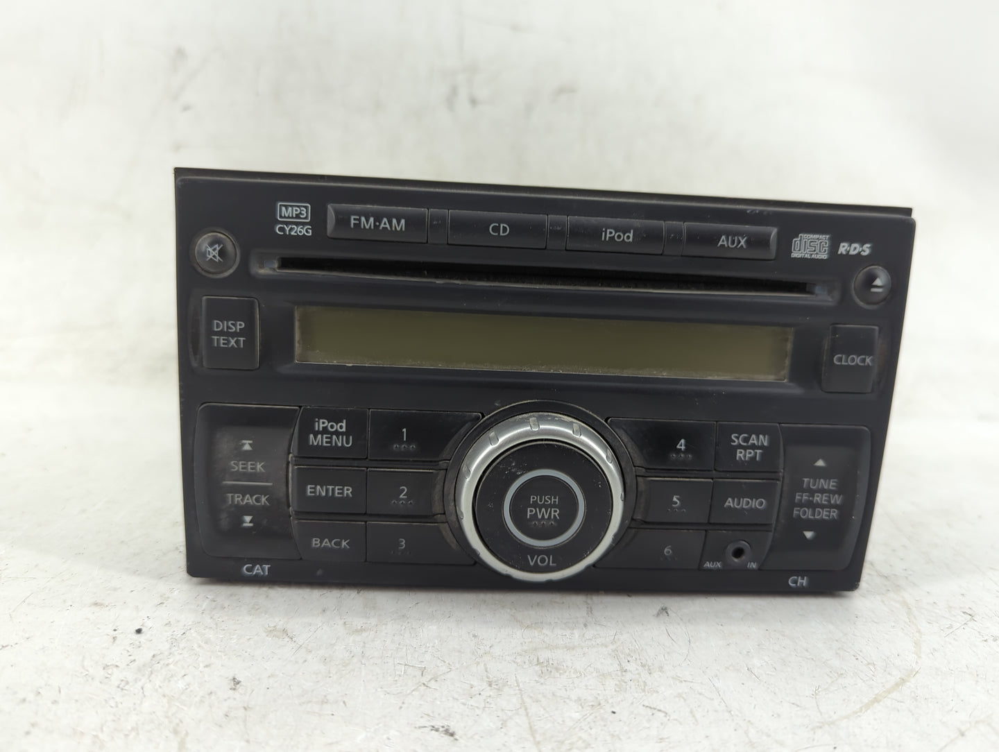 2014 Nissan Rogue Radio AM FM Cd Player Receiver Replacement P/N:28185 1VK1A Fits OEM Used Auto Parts - Oemusedautoparts1.co
