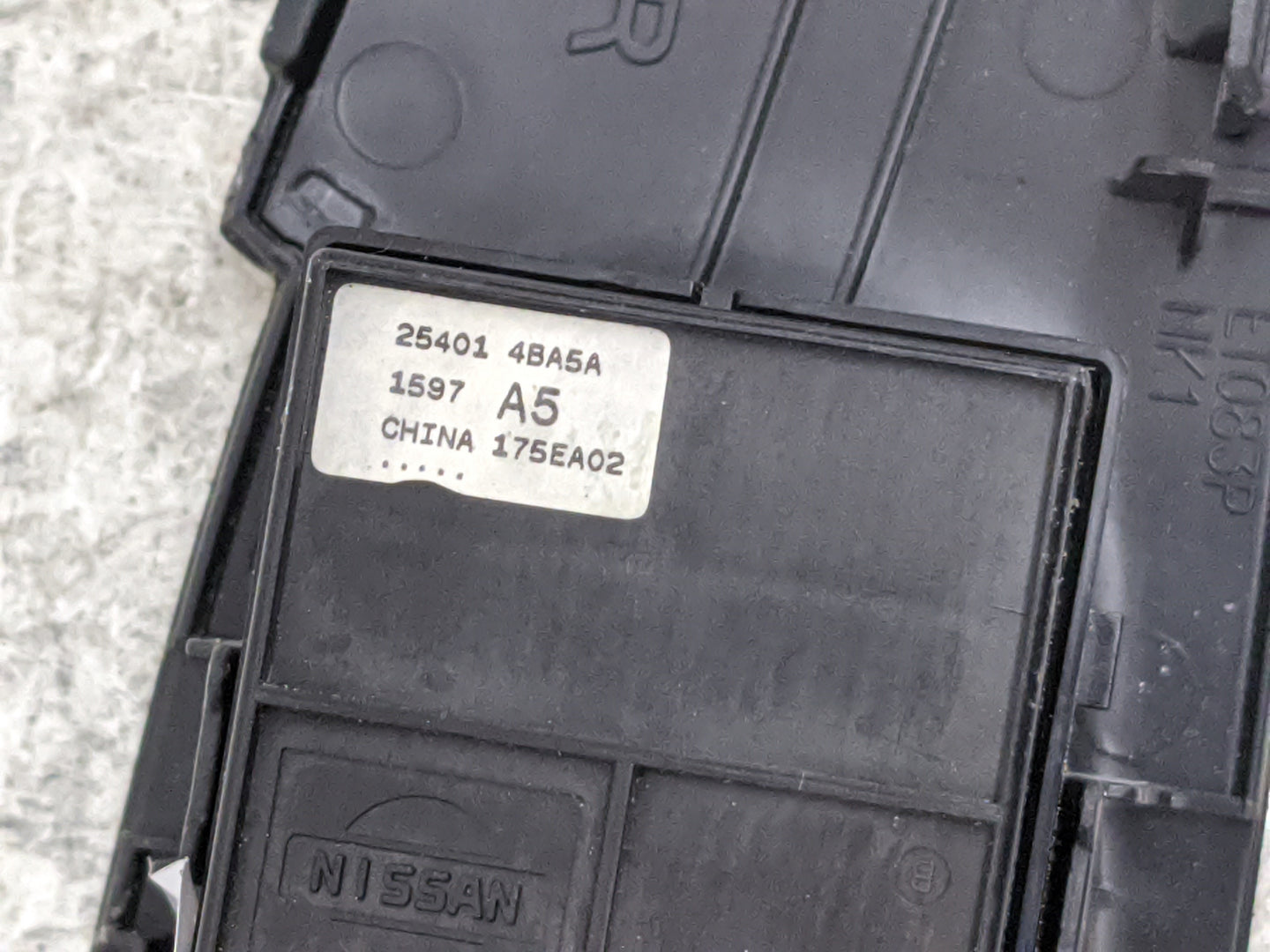 2014-2020 Nissan Rogue Master Power Window Switch Replacement Driver Side Left P/N:25401 4BA5A Fits OEM Used Auto Parts - Oe