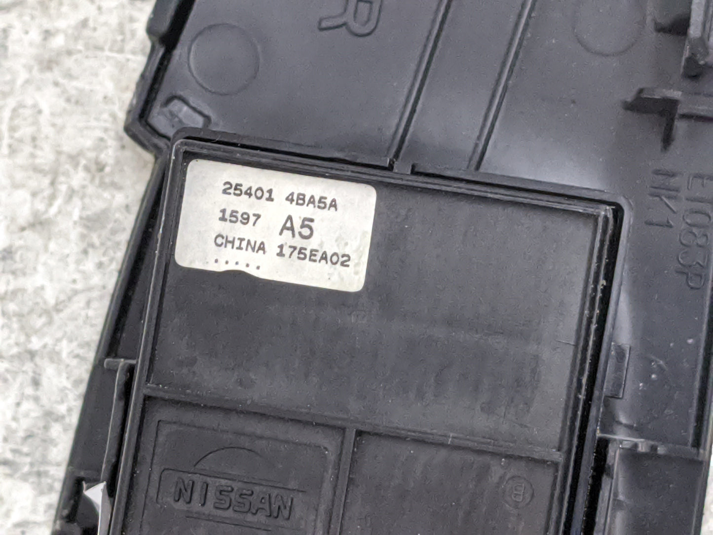 2014-2020 Nissan Rogue Master Power Window Switch Replacement Driver Side Left P/N:25401 4BA5A Fits OEM Used Auto Parts - Oe