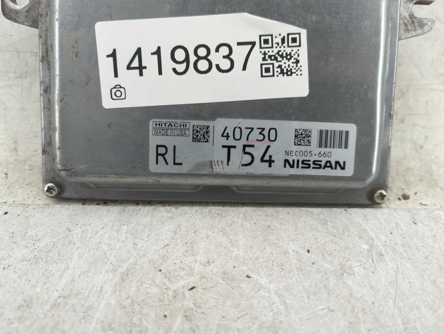2013-2015 Nissan Rogue PCM Engine Control Computer ECU ECM PCU OEM P/N:NEC005-660 Fits Fits 2013 2014 2015 OEM Used Auto Par