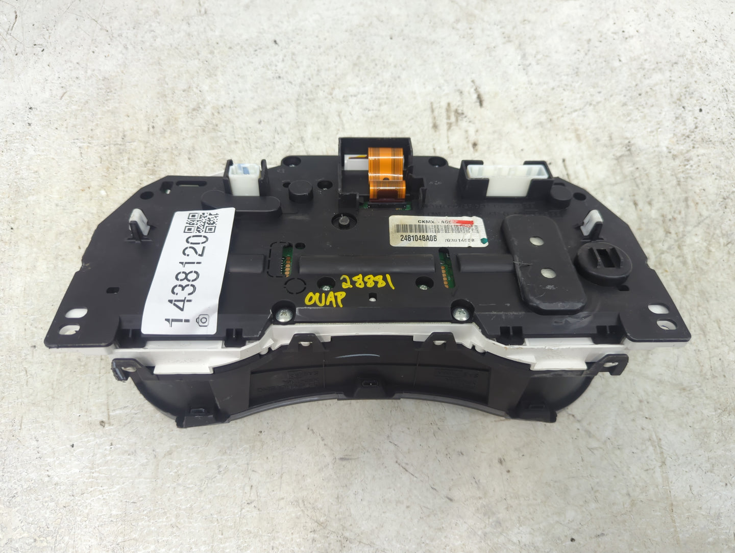 2014 Nissan Rogue Instrument Cluster Speedometer Gauges P/N:248104BA0B Fits OEM Used Auto Parts - Oemusedautoparts1.com