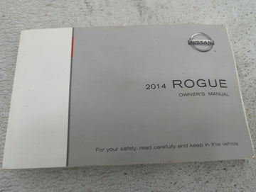 2014 Nissan Rogue Owners Manual Book Guide P/N:T00UM-JM03D OEM Used Auto Parts - Oemusedautoparts1.com