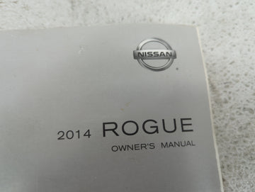 2014 Nissan Rogue Owners Manual Book Guide P/N:T00UM-JM03D OEM Used Auto Parts