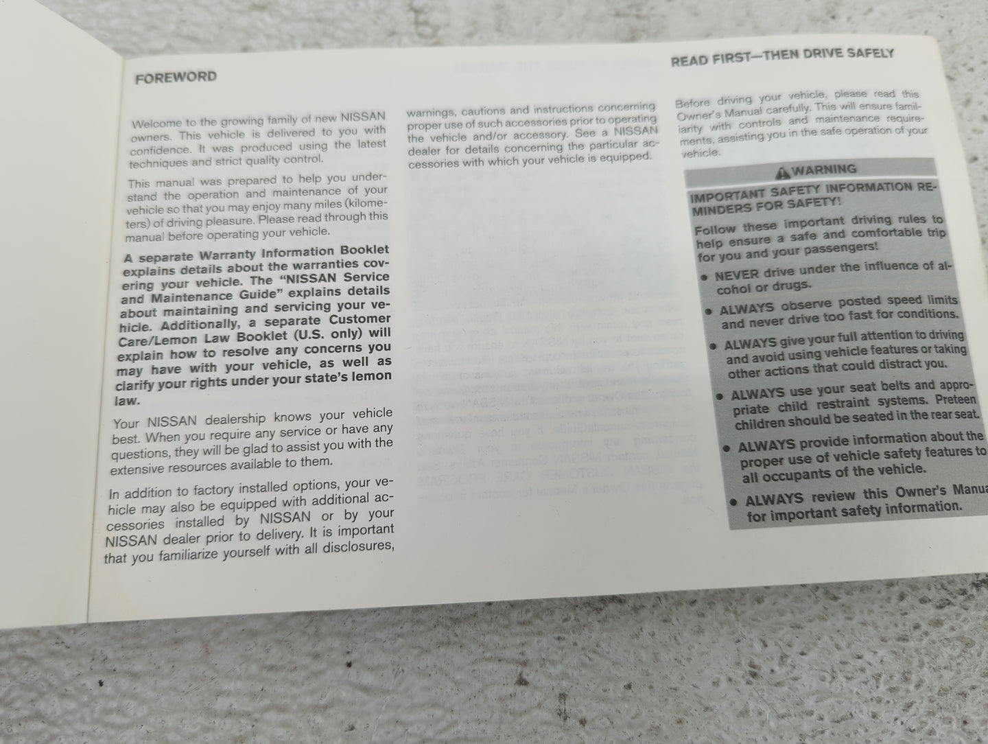 2014 Nissan Rogue Owners Manual Book Guide P/N:T00UM-JM03D OEM Used Auto Parts - Oemusedautoparts1.com