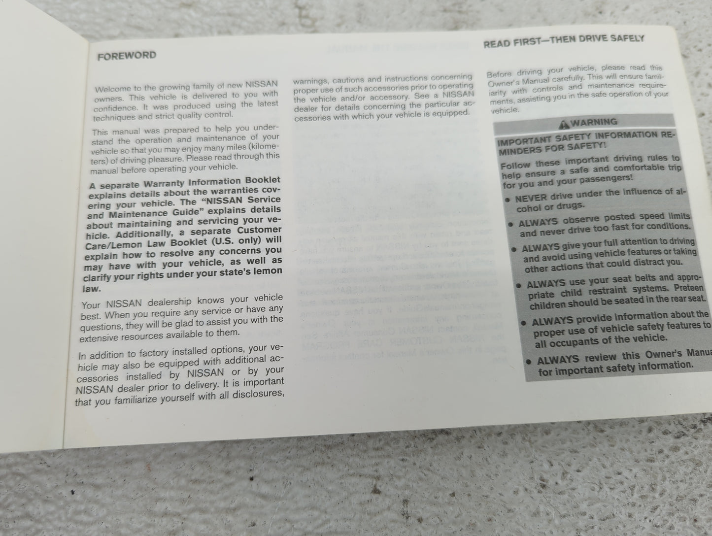 2014 Nissan Rogue Owners Manual Book Guide P/N:T00UM-JM03D OEM Used Auto Parts - Oemusedautoparts1.com