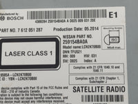 2014-2015 Nissan Rogue Radio AM FM Cd Player Receiver Replacement P/N:259154BA0A Fits Fits 2014 2015 OEM Used Auto Parts - O
