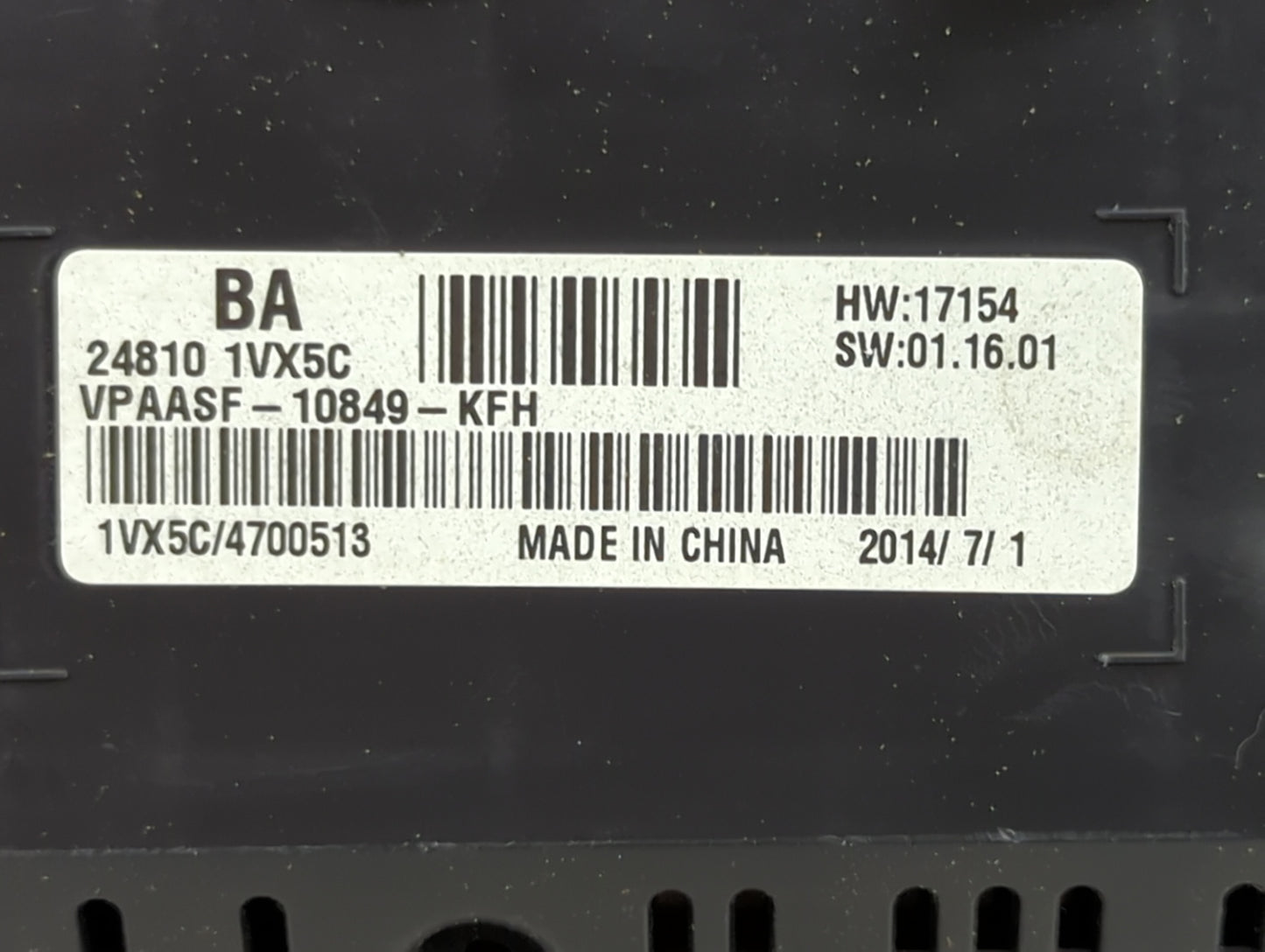 2012-2015 Nissan Rogue Instrument Cluster Speedometer Gauges P/N:24810 1VX5C Miles: Fits Fits 2012 2013 2014 2015 OEM Used A