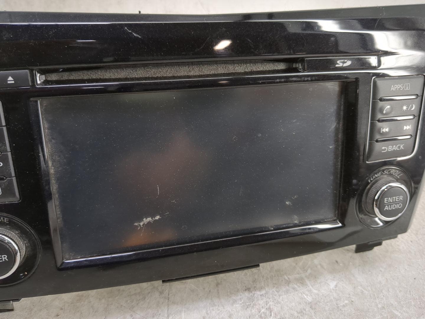 2014-2016 Nissan Rogue Radio AM FM Cd Player Receiver Replacement P/N:259154BA0A 7 612 051 287 Fits Fits 2014 2015 2016 OEM 