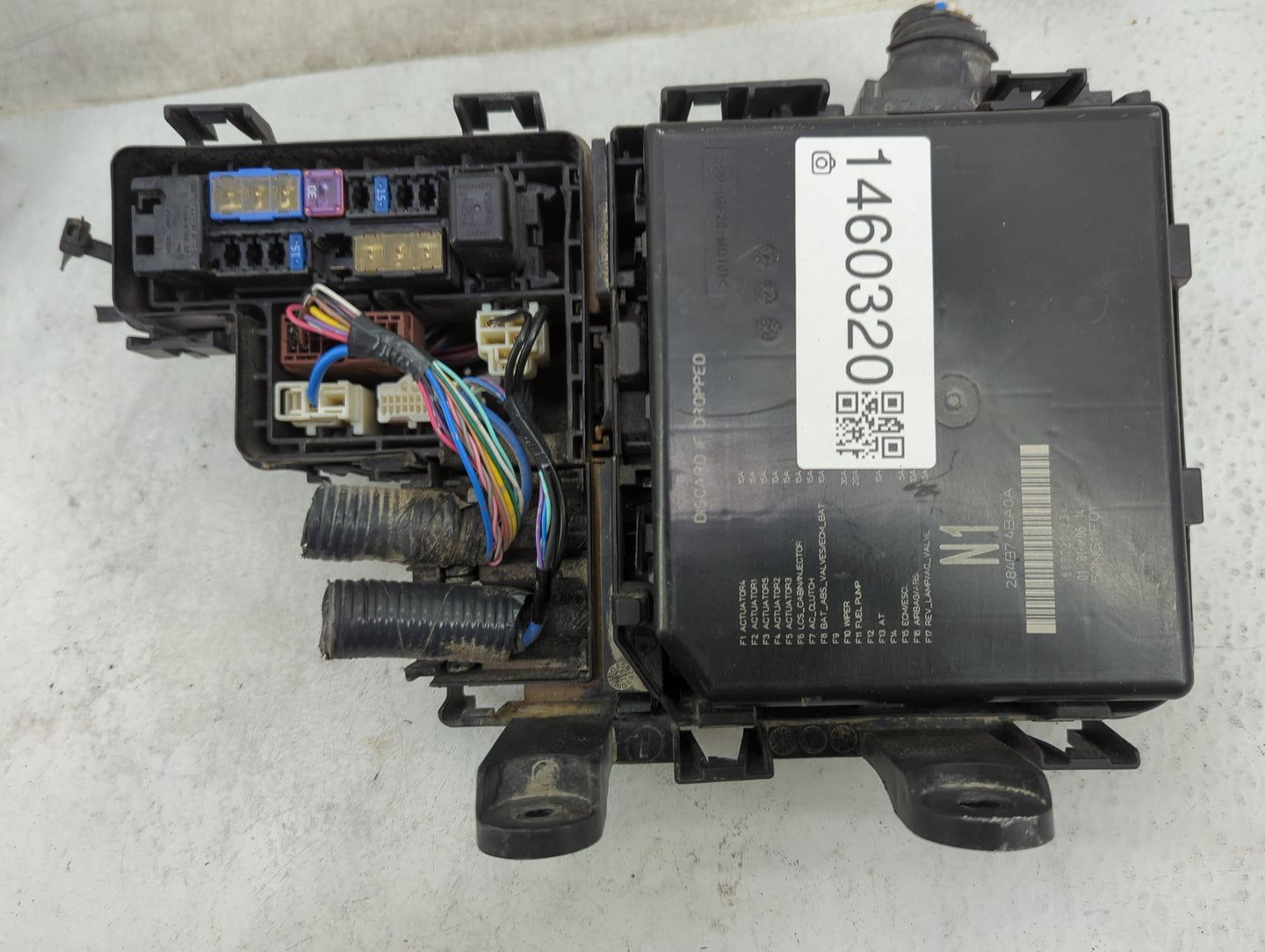 2014-2016 Nissan Rogue Fusebox Fuse Box Panel Relay Module P/N:284B74BA0A Fits Fits 2014 2015 2016 OEM Used Auto Parts - Oem