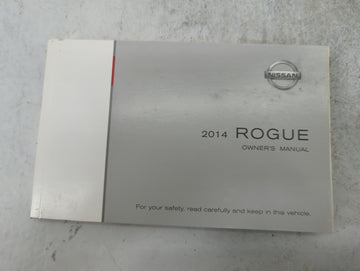 2014 Nissan Rogue Owners Manual Book Guide P/N:OM14E0T32U1 T00UM-JM03D, LL14ENALLU1 OEM Used Auto Parts
