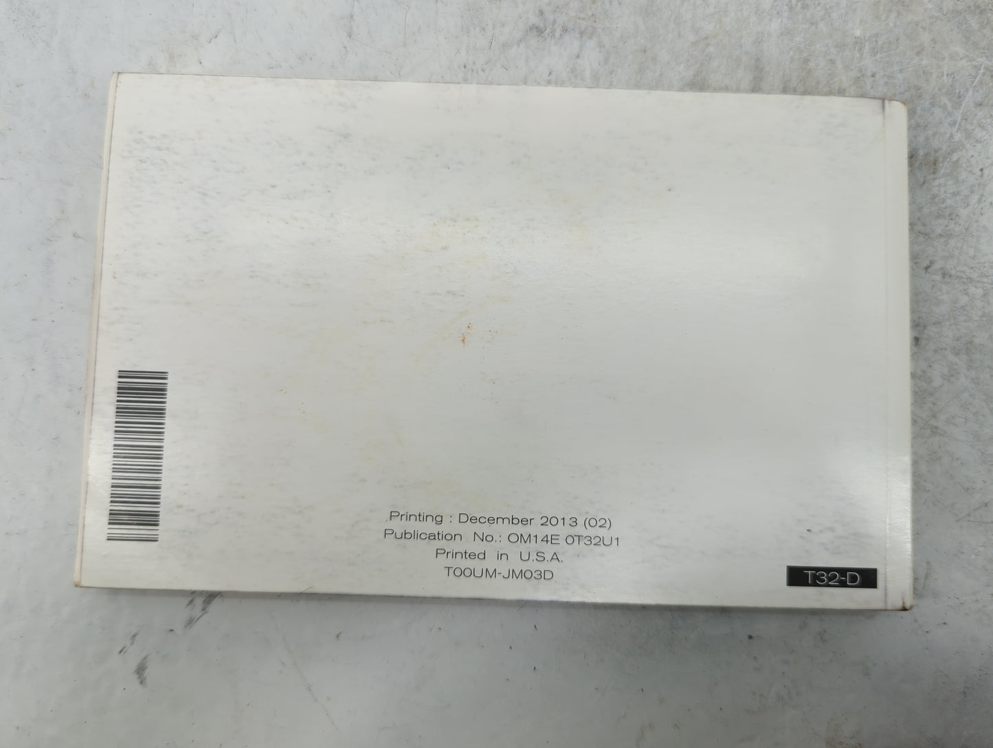 2014 Nissan Rogue Owners Manual Book Guide P/N:OM14E0T32U1 T00UM-JM03D, LL14ENALLU1 OEM Used Auto Parts - Oemusedautoparts1.
