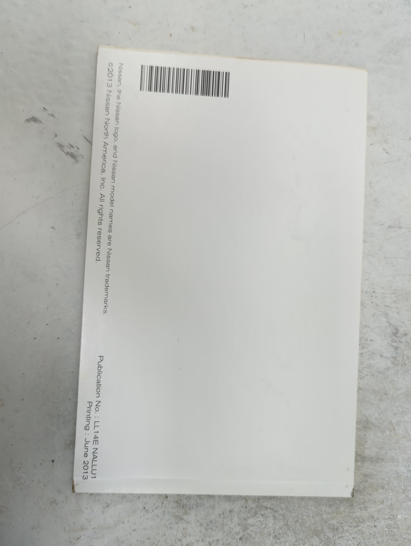 2014 Nissan Rogue Owners Manual Book Guide P/N:OM14E0T32U1 T00UM-JM03D, LL14ENALLU1 OEM Used Auto Parts - Oemusedautoparts1.