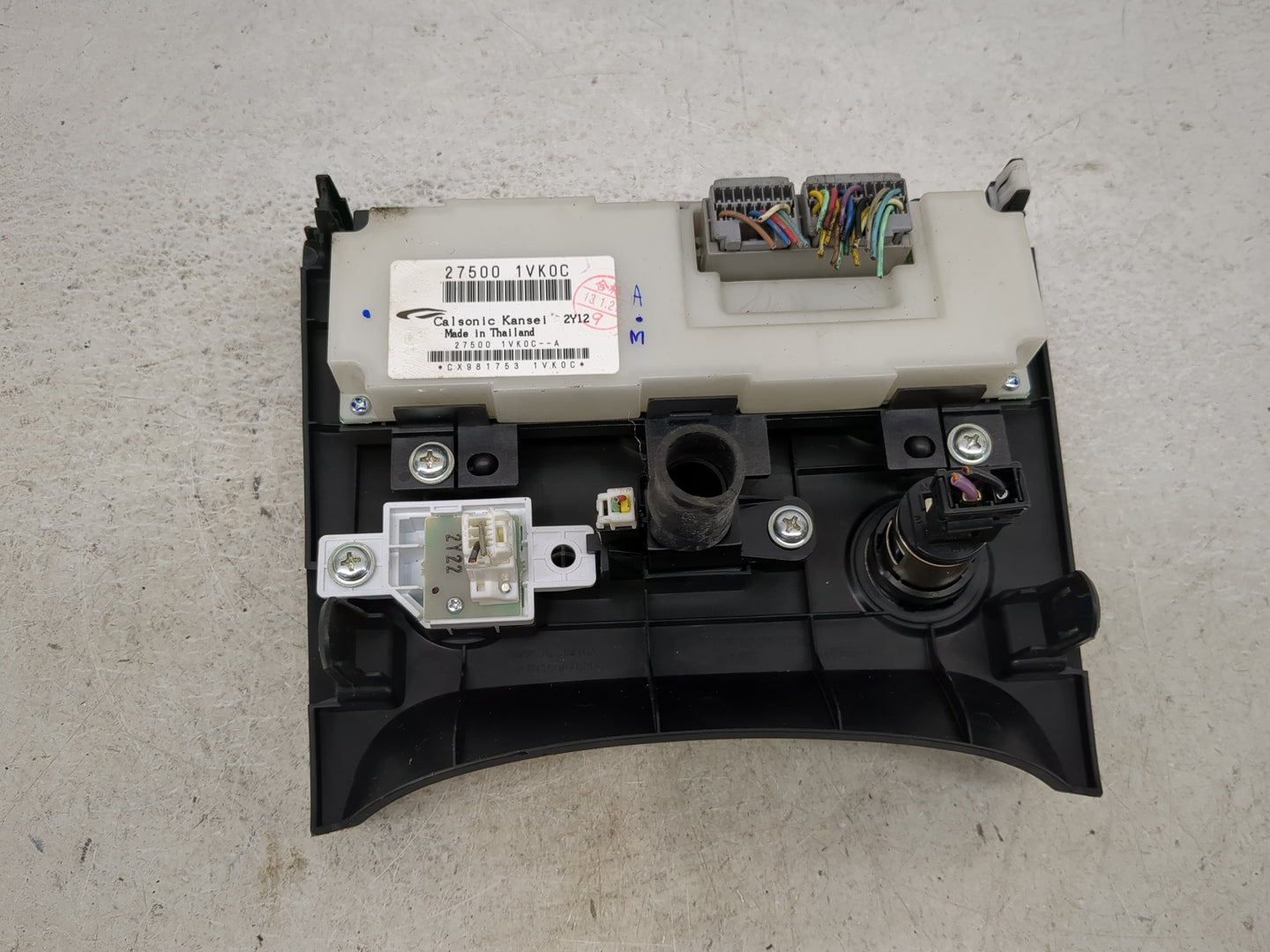 2011-2015 Nissan Rogue Climate Control Module Temperature AC/Heater Replacement P/N:27500 1VK0C 27500 1VL0C Fits OEM Used Au
