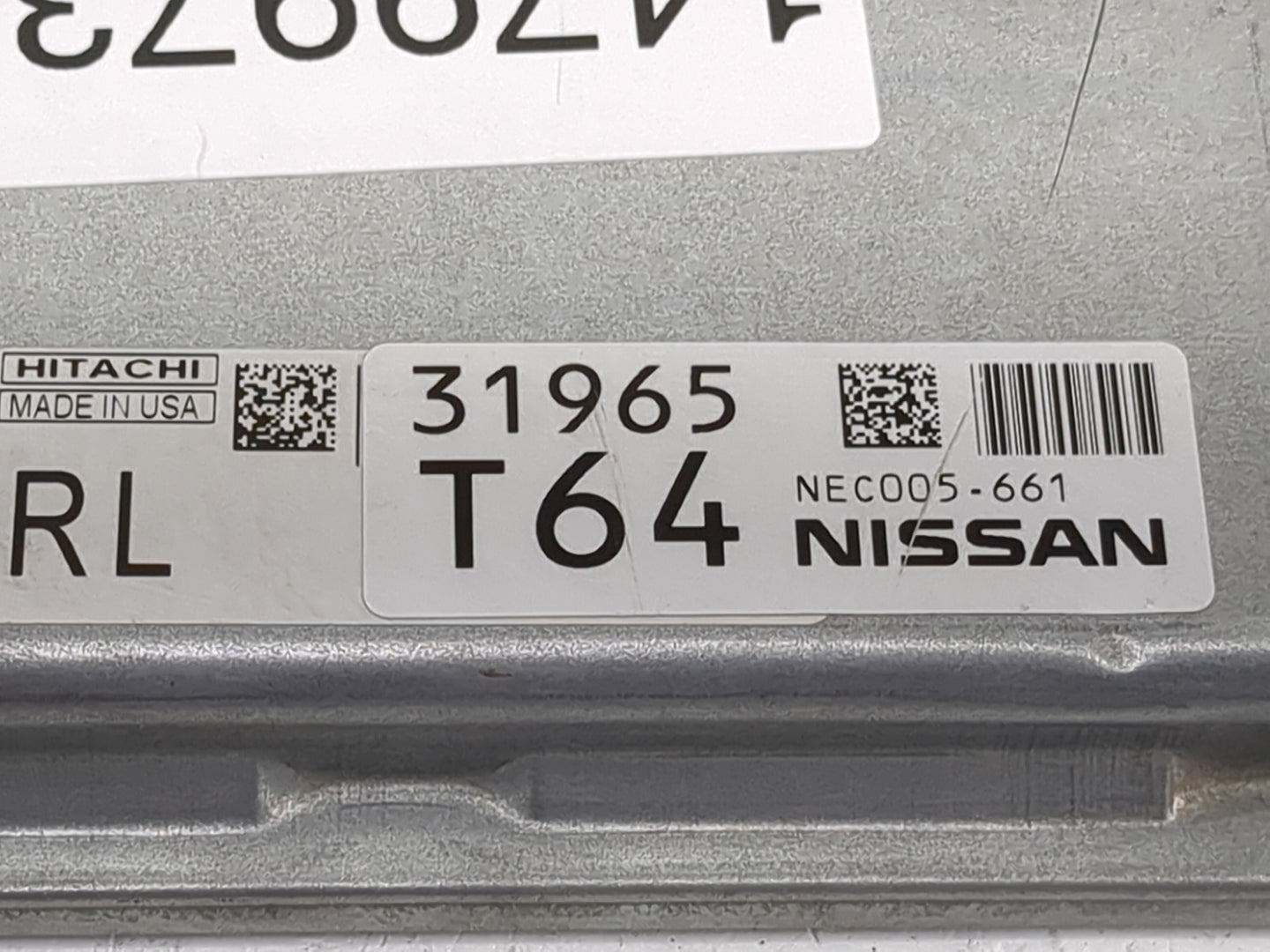 2013-2015 Nissan Rogue PCM Engine Control Computer ECU ECM PCU OEM P/N:NEC005-661 Fits Fits 2013 2014 2015 OEM Used Auto Par
