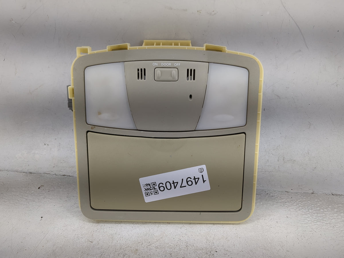 2014 Nissan Rogue Overhead Roof Console Tan - Oemusedautoparts1.com