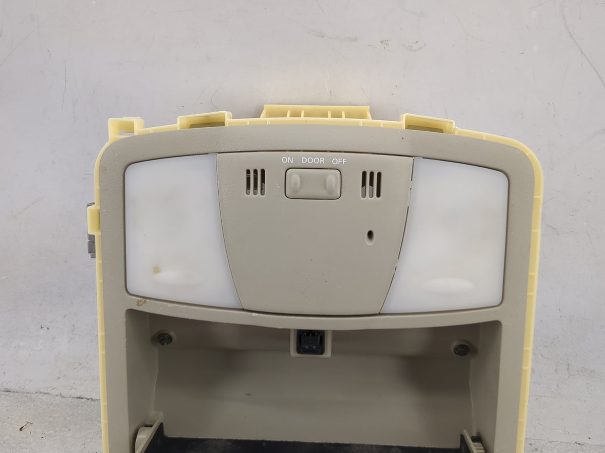 2014 Nissan Rogue Overhead Roof Console Tan - Oemusedautoparts1.com
