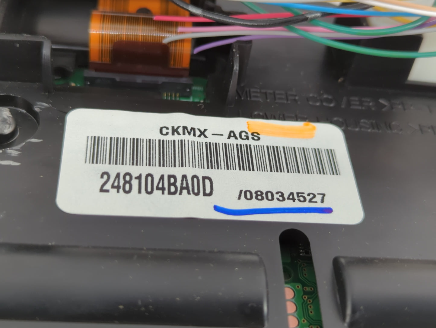 2014 Nissan Rogue Instrument Cluster Speedometer Gauges P/N:248104BA0A 248104BA0D Fits OEM Used Auto Parts - Oemusedautopart
