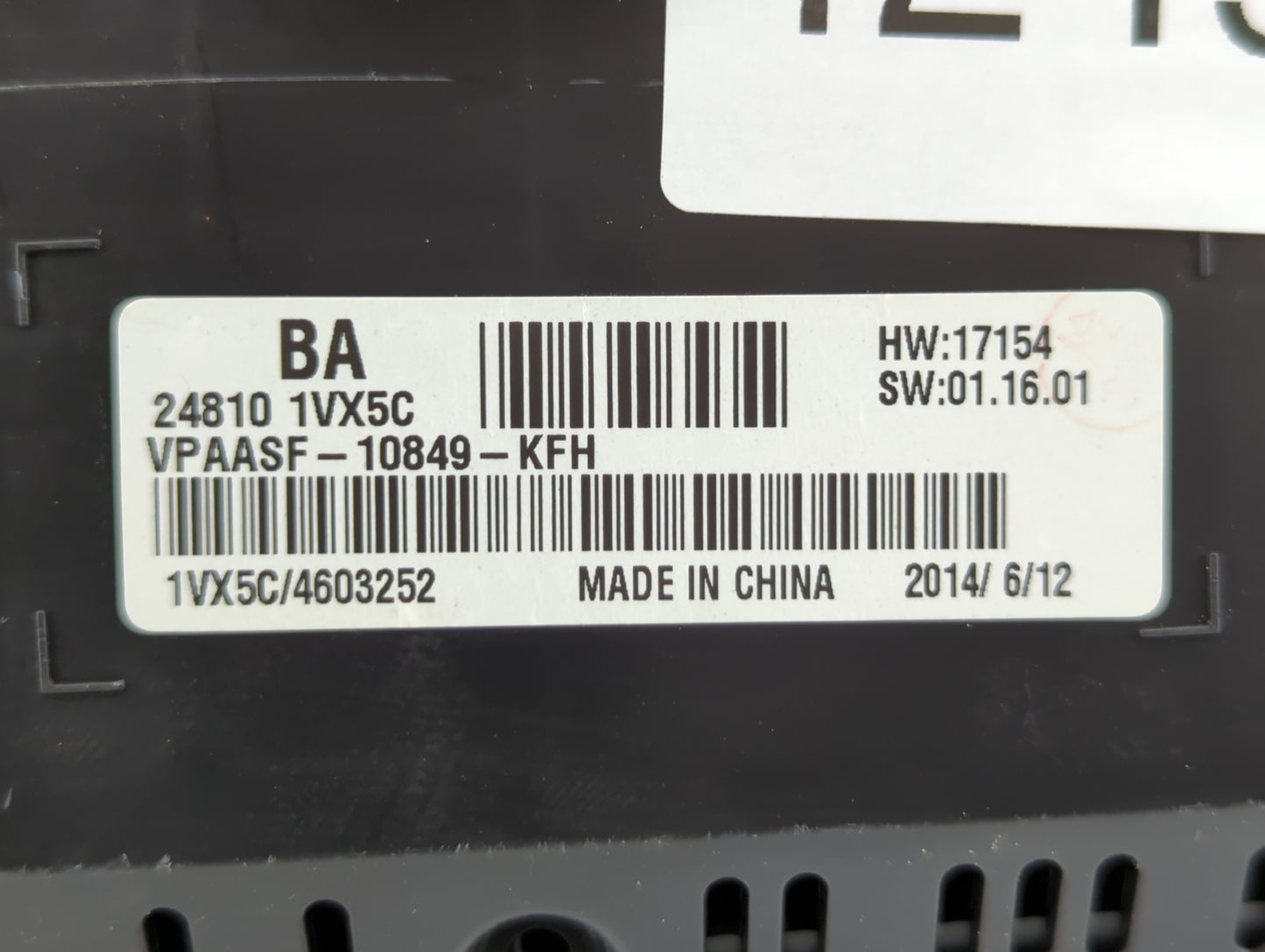 2012-2015 Nissan Rogue Instrument Cluster Speedometer Gauges P/N:24810 1VX0A 24810 1VX5C Fits Fits 2012 2013 2014 2015 OEM U