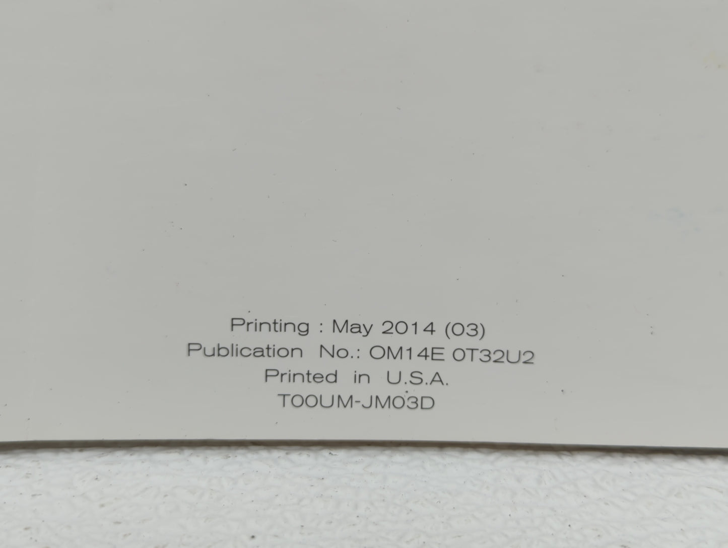 2014 Nissan Rogue Owners Manual Book Guide OEM Used Auto Parts - Oemusedautoparts1.com