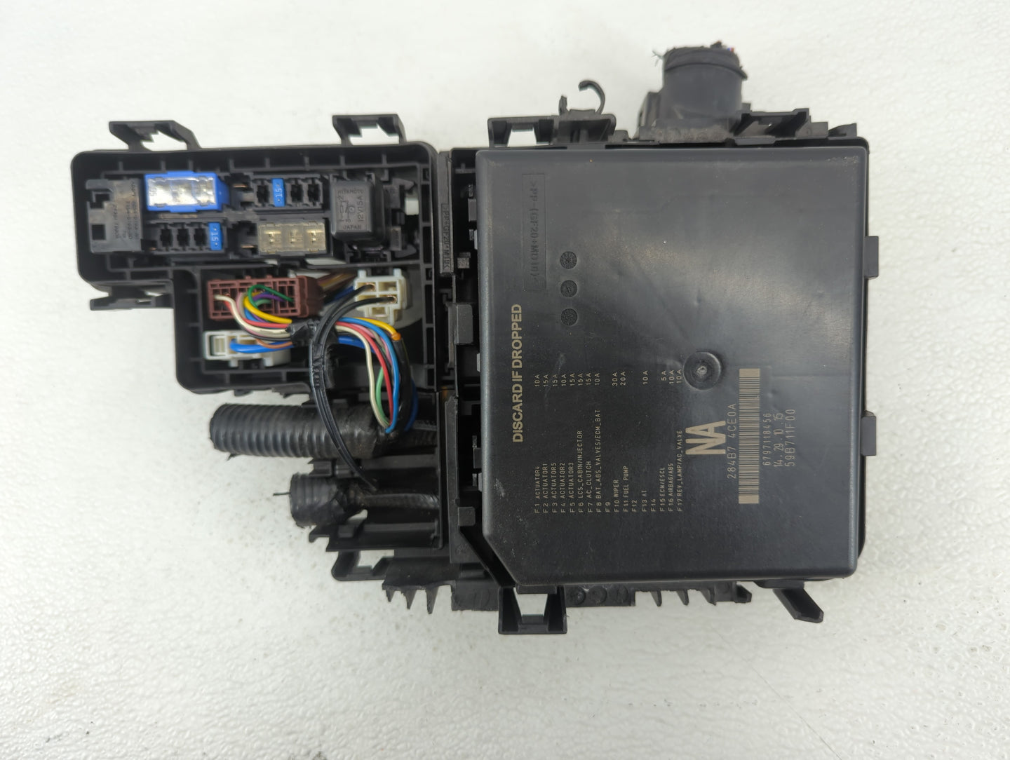 2014-2016 Nissan Rogue Fusebox Fuse Box Panel Relay Module P/N:24382 4BA0A Fits Fits 2014 2015 2016 OEM Used Auto Parts - Oe