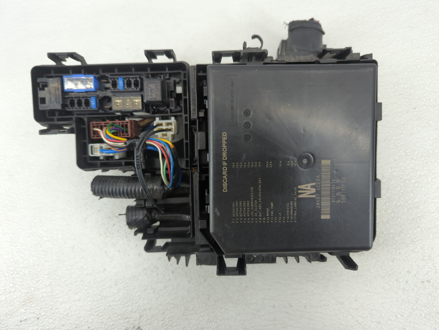 2014-2016 Nissan Rogue Fusebox Fuse Box Panel Relay Module P/N:24382 4BA0A Fits Fits 2014 2015 2016 OEM Used Auto Parts - Oe