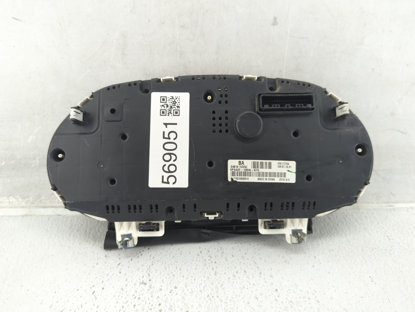 2012-2015 Nissan Rogue Instrument Cluster Speedometer Gauges P/N:24810 1VX5C Fits Fits 2012 2013 2014 2015 OEM Used Auto Par