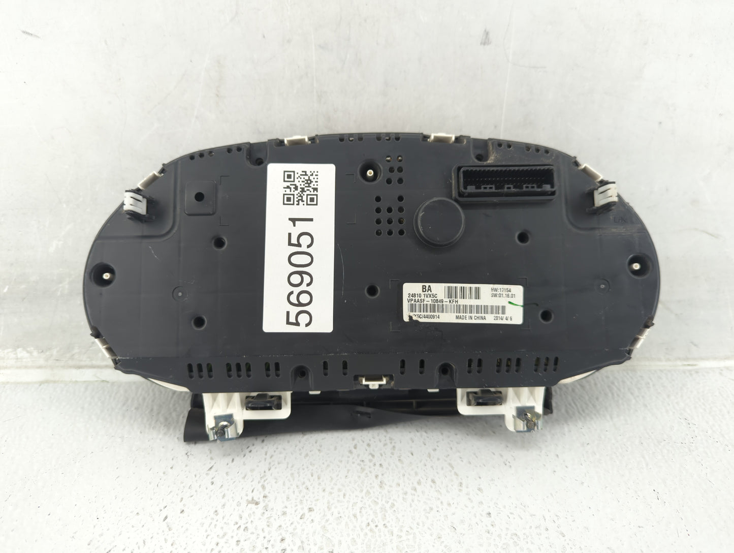 2012-2015 Nissan Rogue Instrument Cluster Speedometer Gauges P/N:24810 1VX5C Fits Fits 2012 2013 2014 2015 OEM Used Auto Par