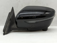 2014 Nissan Rogue Driver Left Side View Manual Door Mirror Black - Oemusedautoparts1.com