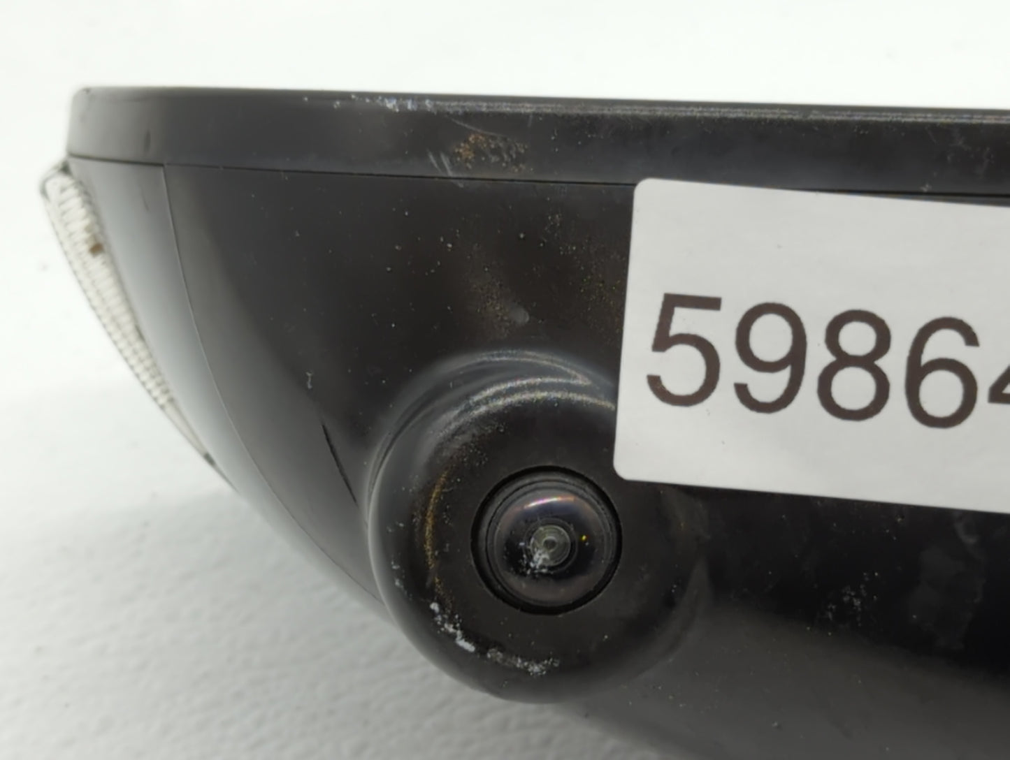 2014 Nissan Rogue Driver Left Side View Manual Door Mirror Black - Oemusedautoparts1.com