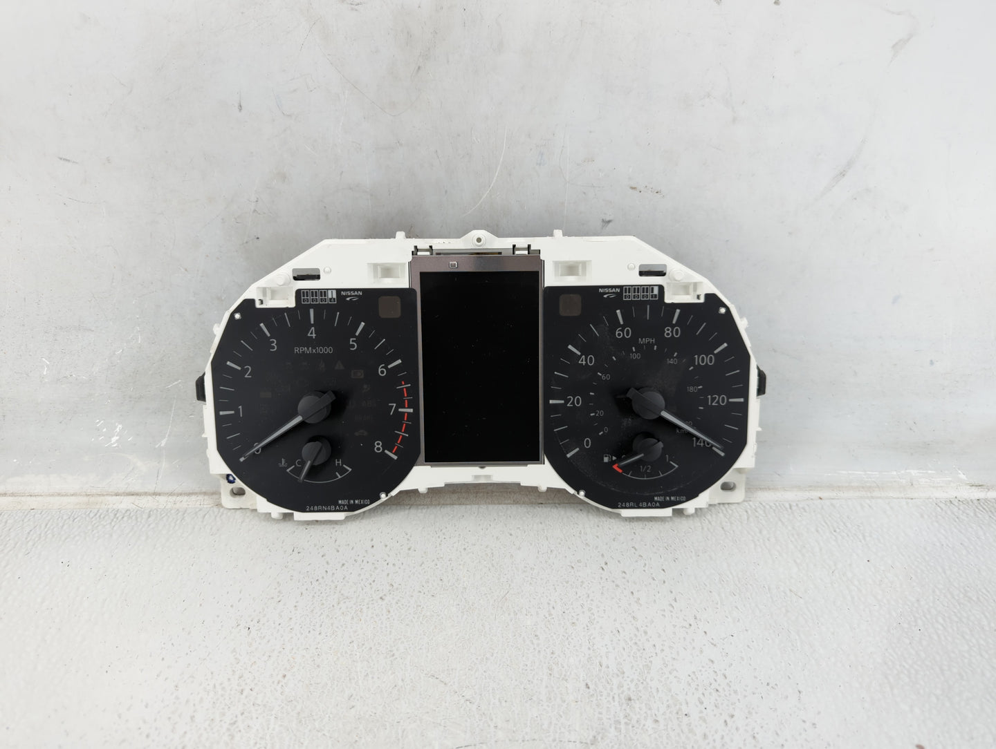 2014 Nissan Rogue Instrument Cluster Speedometer Gauges P/N:248104BA0A Fits OEM Used Auto Parts - Oemusedautoparts1.com