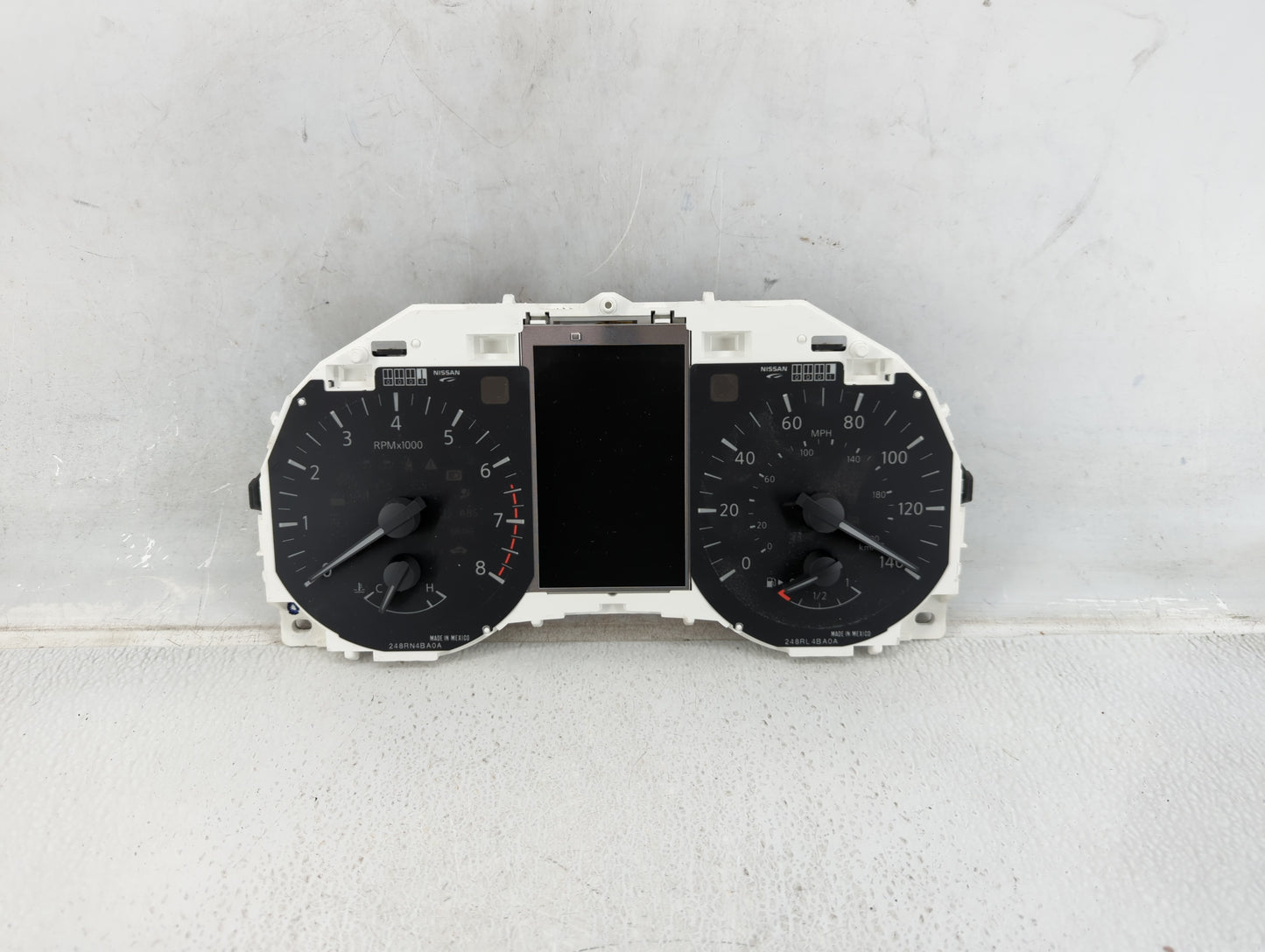 2014 Nissan Rogue Instrument Cluster Speedometer Gauges P/N:248104BA0A Fits OEM Used Auto Parts - Oemusedautoparts1.com