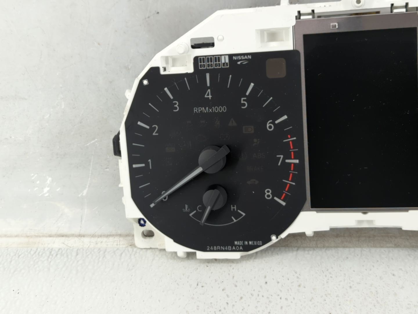 2014 Nissan Rogue Instrument Cluster Speedometer Gauges P/N:248104BA0A Fits OEM Used Auto Parts - Oemusedautoparts1.com