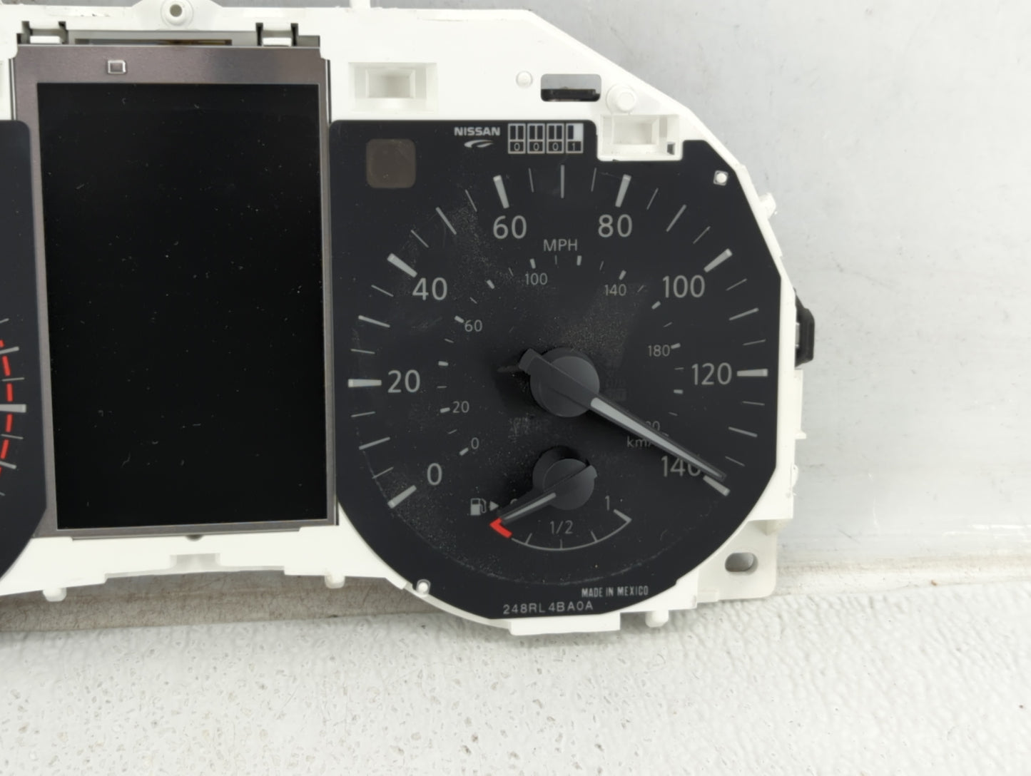 2014 Nissan Rogue Instrument Cluster Speedometer Gauges P/N:248104BA0A Fits OEM Used Auto Parts - Oemusedautoparts1.com